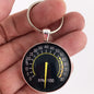 Vintage Chevrolet 2nd Gen Camaro 80K Tachometer 1.2" Keychain