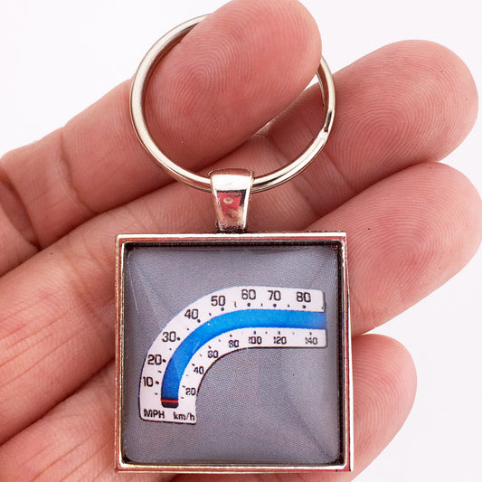 Vintage 1992-1994 Chevy S10 Blazer GMC S15 Jimmy Sonoma 80 MPH Speedometer 1.2" Keychain