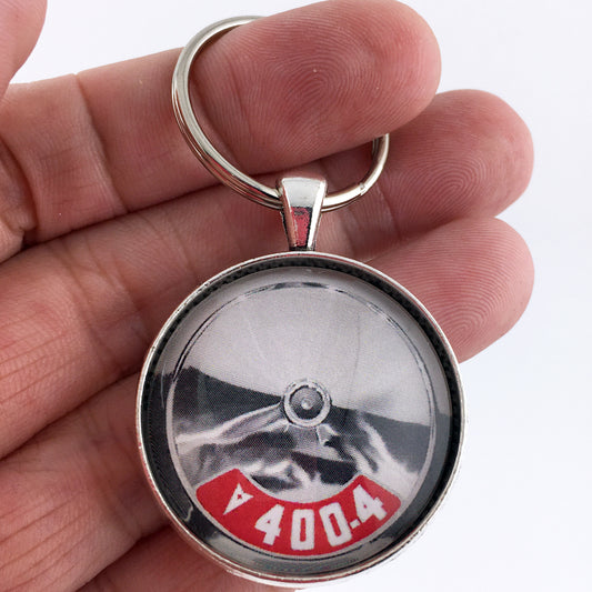 Vintage Pontiac 400 4 BBL Air Cleaner Decal 1.2" Diameter Keychain