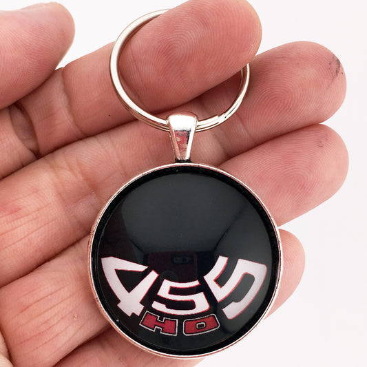 Pontiac 455 HO Air Cleaner Decal 1.2" Diameter Keychain