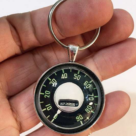 Vintage 1954-1955 Chevrolet Truck 90 MPH Speedometer 1.2" Keychain