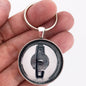 Antique Edsel Emblem Badge Ornament Logo 1.2" Diameter Keychain