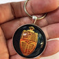Antique Lincoln Cosmopolitan Hub 1949 Emblem Badge Ornament Logo 1.2" Diameter Keychain