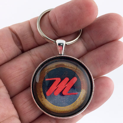Antique Nash Emblem Badge Ornament Logo 1.2" Diameter Keychain