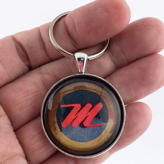Antique Nash Emblem Badge Ornament Logo 1.2" Diameter Keychain