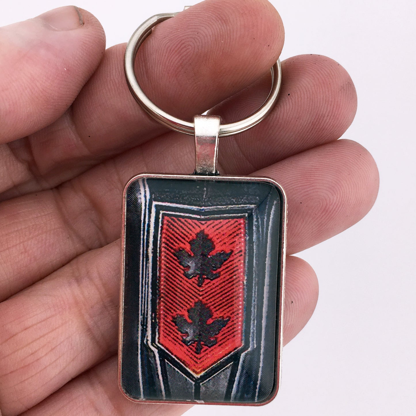 Vintage Pontiac Beaumont Grille Emblem 1" x 1.25" Diameter Keychain