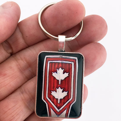 Vintage Pontiac Beaumont Grille Emblem 1" x 1.25" Diameter Keychain