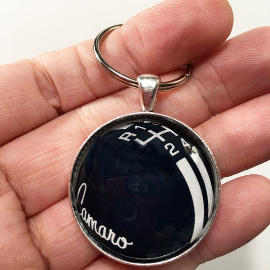 Chevrolet Camaro 4 speed Shift Knob Ball 1.2" Keychain
