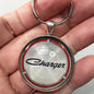 Vintage Dodge Charger Emblem Badge Ornament Logo 1.2" Diameter Keychain