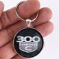 Chrysler 300 Hemi C Emblem Badge Ornament Logo 1.2" Diameter Keychain