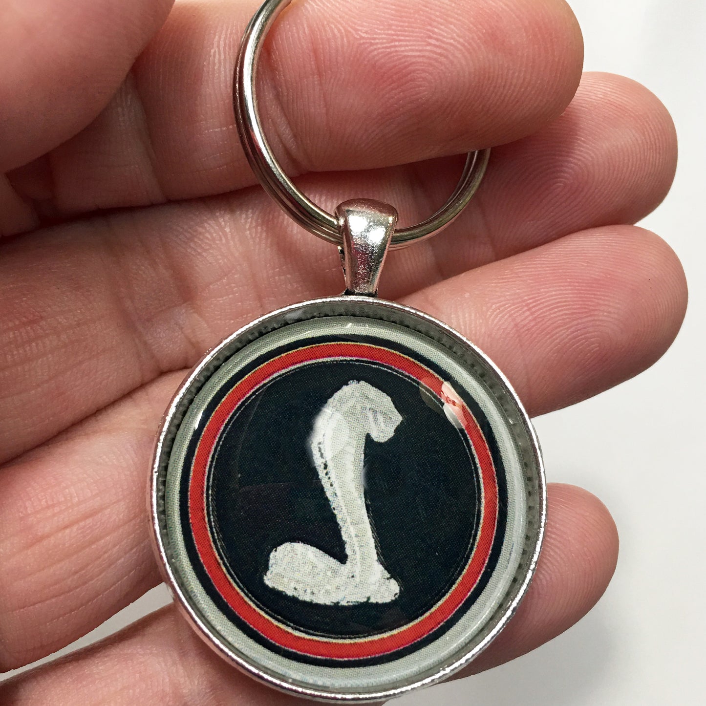 Ford Cobra Door Panel Emblem Ornament Badge 1.2" Keychain