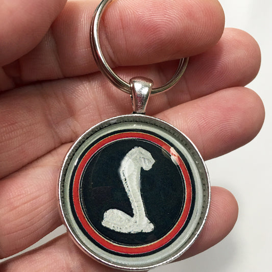 Ford Cobra Door Panel Emblem Ornament Badge 1.2" Keychain