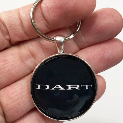 Vintage Dodge Dart Emblem Badge Ornament Logo 1.2" Diameter Keychain