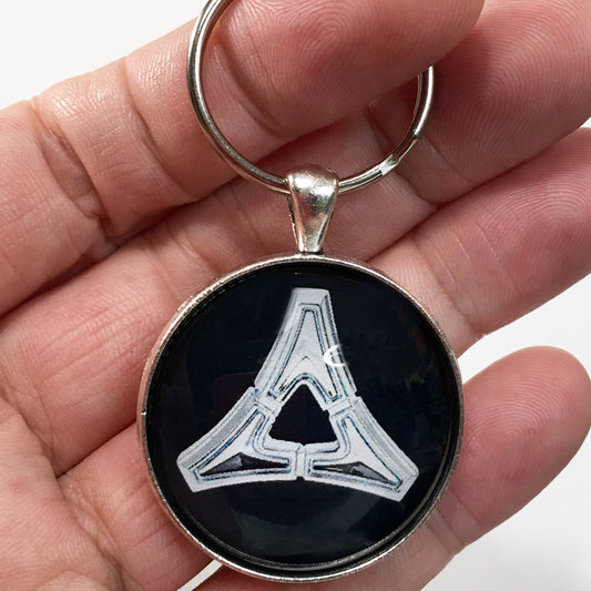 Vintage Dodge Coronet Emblem Badge Ornament Logo 1.2" Diameter Keychain