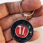 Vintage Ford Fairlane XL Emblem Badge Logo 1.2" Diameter Keychain