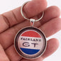 Vintage Ford Fairlane GT Emblem Badge Logo  1.2" Diameter Keychain