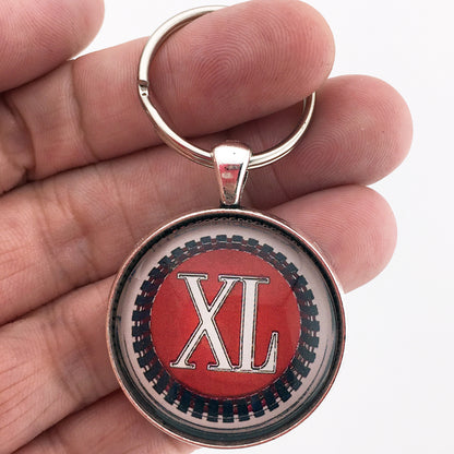 Vintage Ford Fairlane XL Emblem Badge Logo  1.2" Diameter Keychain