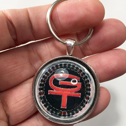 Vintage Ford Fairlane GT Grille Emblem Badge Logo 1.2" Diameter Keychain