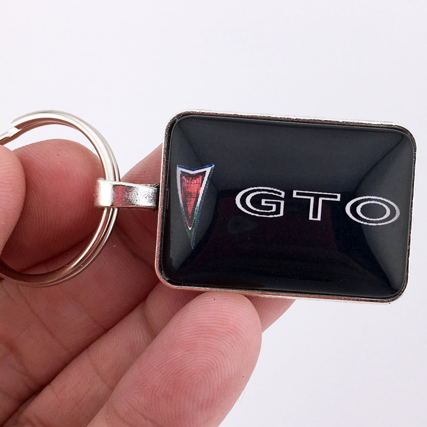 Vintage Pontiac GTO Quarter Panel Emblem 1" x 1.25" Diameter Keychain
