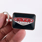 Vintage Pontiac GTO 6.0 Litre Emblem 1" x 1.25" Diameter Keychain