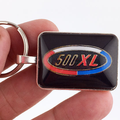Vintage Ford Galaxie 500 XL Fender Emblem 1" x 1.25" Diameter Keychain