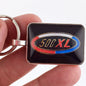 Vintage Ford Galaxie 500 XL Fender Emblem 1" x 1.25" Diameter Keychain