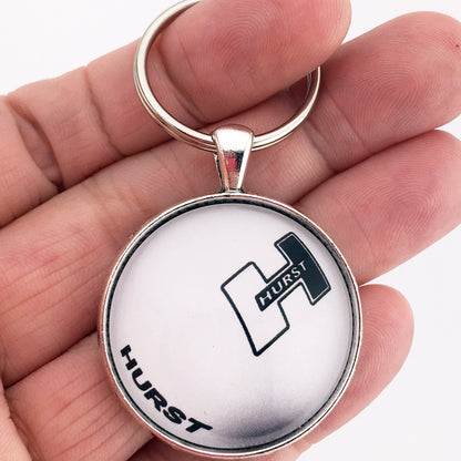 Vintage Hurst Shift Knob Manual Transmission 1.2" Keychain
