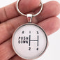 Vintage Hurst Push Down 4 Speed Shift Knob Camaro  1.2" Keychain