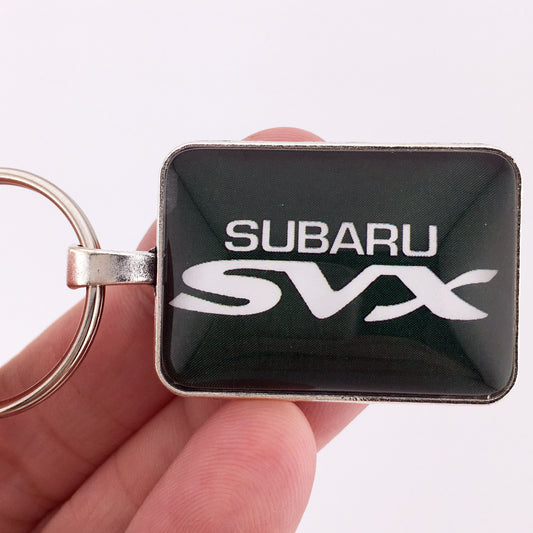 Vintage 1991-1996 Subaru Alcyone SVX (choose color) 1" x 1.25" Diameter Keychain