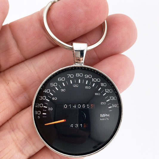 Vintage 1992 Chevy Camaro Z28 140 MPH Speedometer 1.2" Diameter Keychain