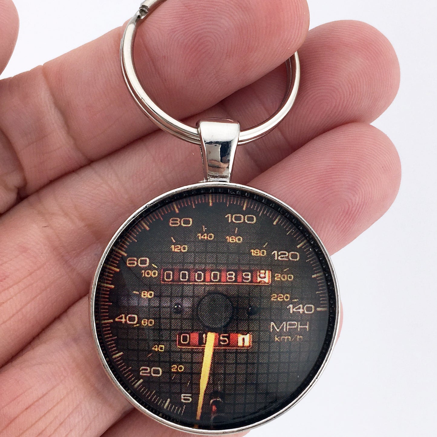 Vintage 1989 Pontiac Turbo Trans Am 150 MPH Speedometer 1.2" Diameter Keychain