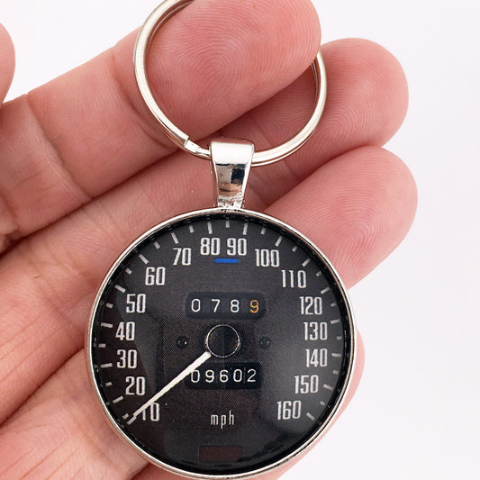 Vintage Datsun 260Z 160 MPH Speedometer 1.2" Diameter Keychain