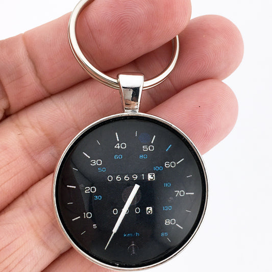 Vintage 1986 Chevy Camaro Z28 IROC RS 80 MPH Speedometer 1.2" Diameter Keychain