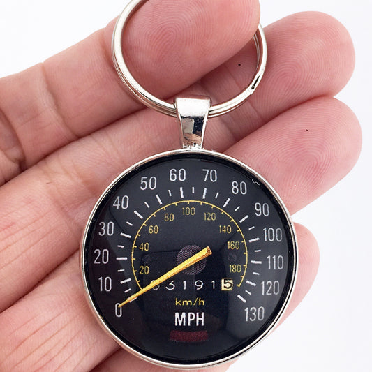 Vintage 1979-1981 Chevy Camaro Z28 130 MPH Speedometer 1.2" Diameter Keychain