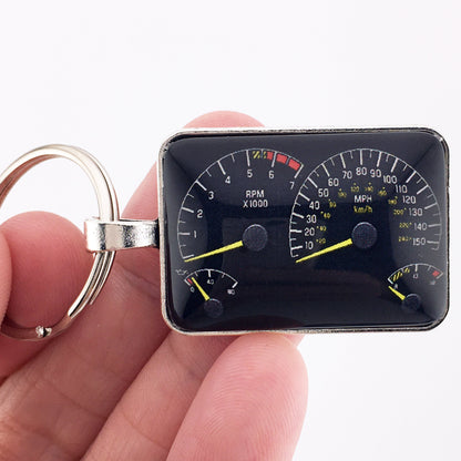 1993-1996 Pontiac Firebird Trans Am Formula Gauges 1" x 1.25" Dia. Keychain