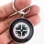 Vintage Ford MAGNUM 500 WHEEL Mustang Galaxie Comet 1.2" Diameter Keychain