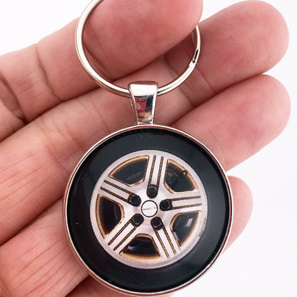 Vintage Chevy 1982-1992 Camaro Z28 IROC Mag Wheel 1.2" Diameter Keychain
