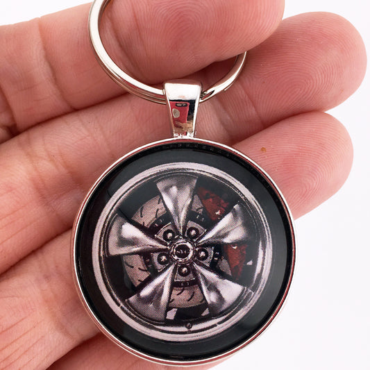 2017 Chevrolet Camaro SS SYC Yenko/SC American Mag Wheel 1.2" Diameter Keychain