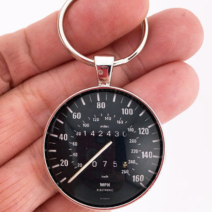 Vintage BMW E28 M5 160 mph Speedometer 1.2" Diameter Keychain