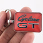 Vintage Mercury Cyclone GT Chrome Emblem Badge Logo 1" x 1.25" Diameter Keychain