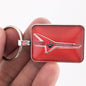 Vintage Ford Thunderbird Chrome Emblem Badge Logo 1" x 1.25" Diameter Keychain