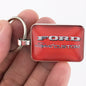 Vintage Ford Sport Custom Truck Fender Emblem 1" x 1.25" Diameter Keychain