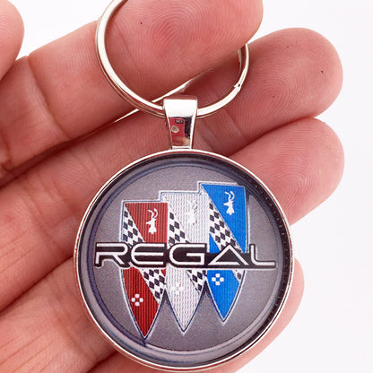 Vintage 1984-1987 Buick Regal Emblem Badge 1.2" Keychain
