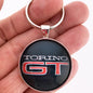 Vintage Ford Torino GT Emblem Badge Logo 1.2" Diameter Keychain
