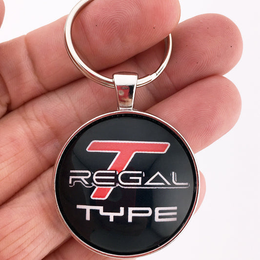 Vintage 1984-1987 Buick T Type Regal Emblem Badge 1.2" Keychain