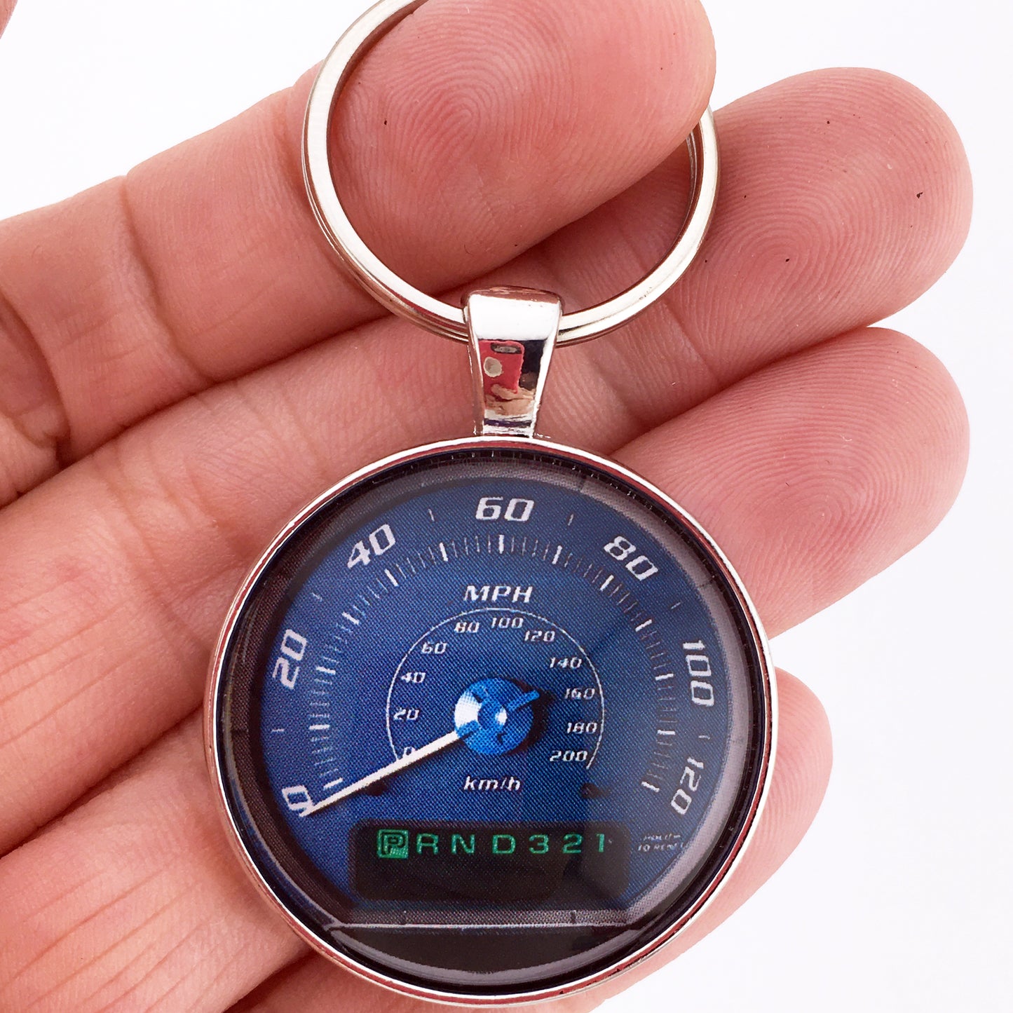 Vintage 1999-2002 Cadillac Escalade 120 MPH Speedometer 1.2" Keychain