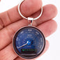 Vintage 1999-2002 Cadillac Escalade 120 MPH Speedometer 1.2" Keychain