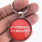 Vintage Ford Torino Emblem Badge Logo 1.2" Diameter Keychain