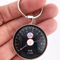 Ford Mustang Shelby Cobra 9K RPM Tachometer 1.2" Keychain