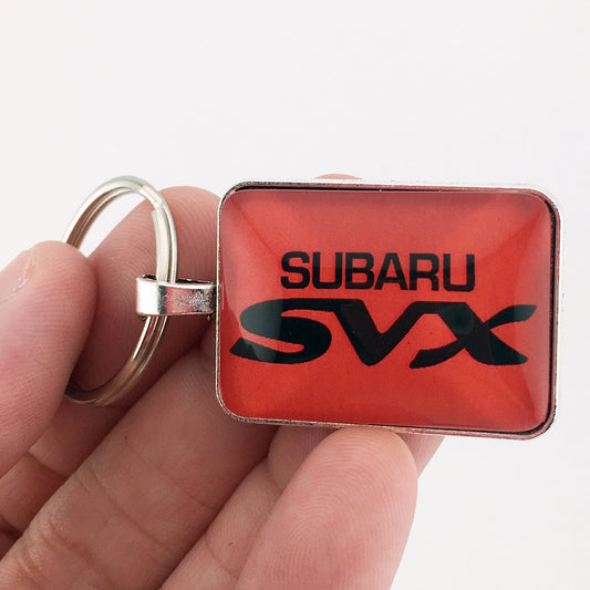Vintage 1991-1996 Subaru Alcyone SVX Emblem Badge 1" x 1.25" Diameter Keychain